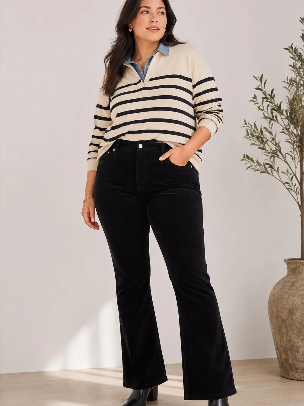 NWT J.Crew High Rise Slim Demi-Boot Corduroy Pants Women’s 16 Tagged 35 BM744